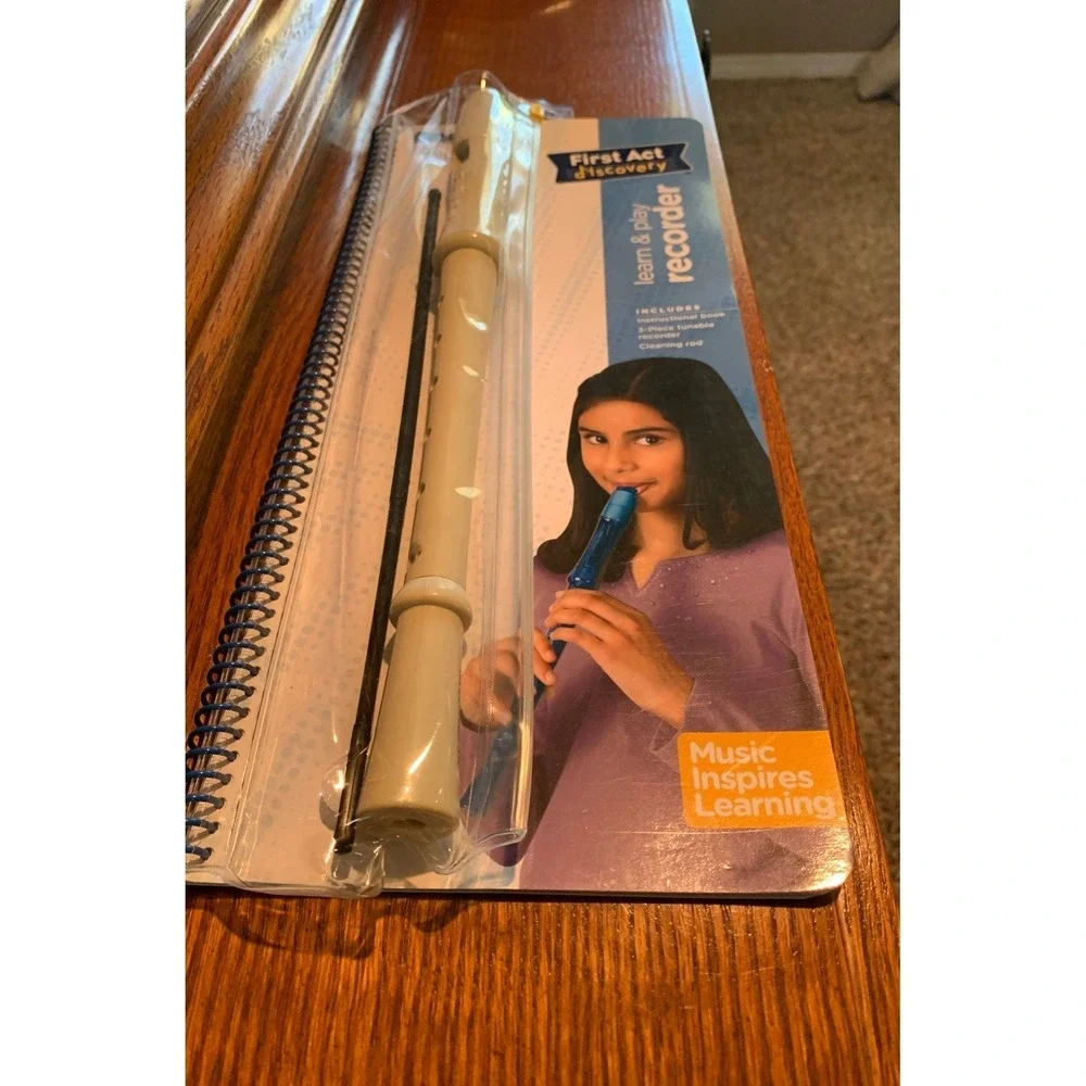 First Act Discovery Learn & Play Recorder Set‎ with Instructional Book and Rod